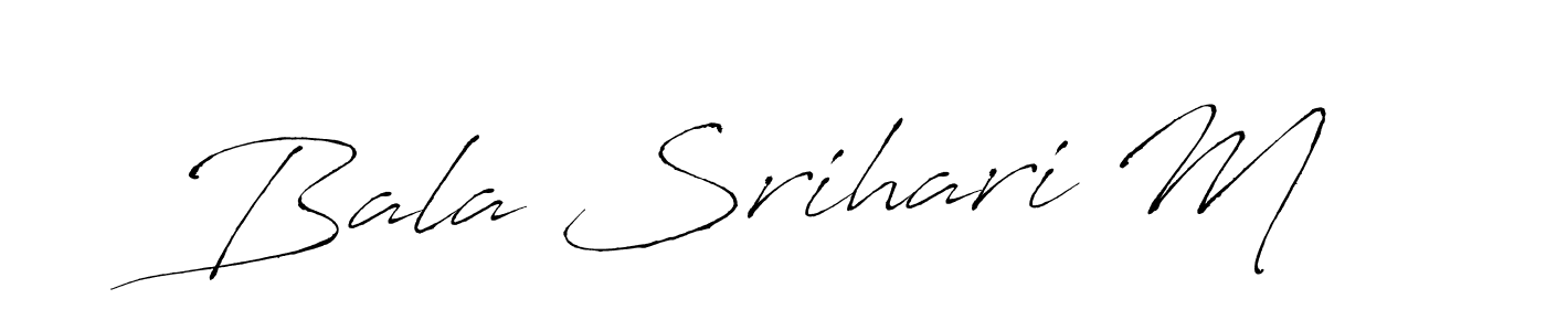 See photos of Bala Srihari M official signature by Spectra . Check more albums & portfolios. Read reviews & check more about Antro_Vectra font. Bala Srihari M signature style 6 images and pictures png