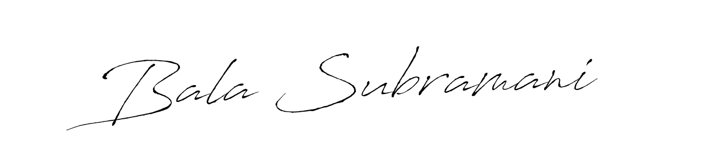 This is the best signature style for the Bala Subramani name. Also you like these signature font (Antro_Vectra). Mix name signature. Bala Subramani signature style 6 images and pictures png