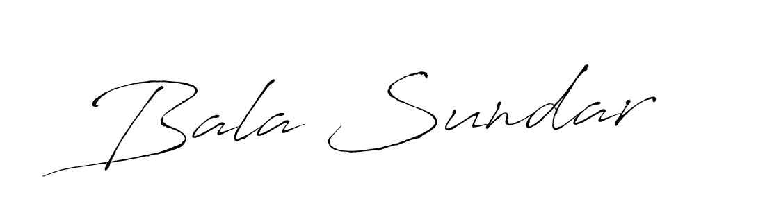 Bala Sundar stylish signature style. Best Handwritten Sign (Antro_Vectra) for my name. Handwritten Signature Collection Ideas for my name Bala Sundar. Bala Sundar signature style 6 images and pictures png