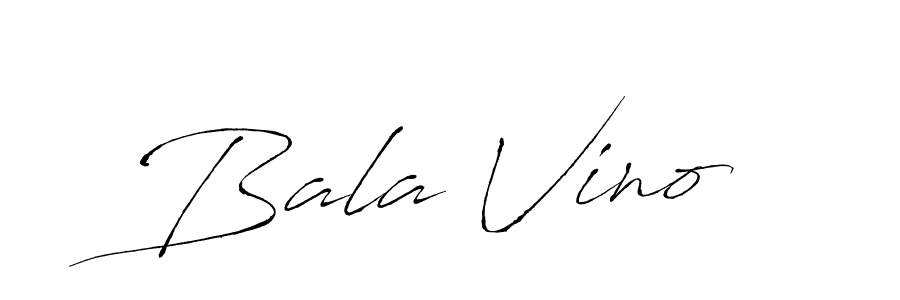 Antro_Vectra is a professional signature style that is perfect for those who want to add a touch of class to their signature. It is also a great choice for those who want to make their signature more unique. Get Bala Vino name to fancy signature for free. Bala Vino signature style 6 images and pictures png