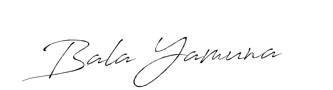Design your own signature with our free online signature maker. With this signature software, you can create a handwritten (Antro_Vectra) signature for name Bala Yamuna. Bala Yamuna signature style 6 images and pictures png