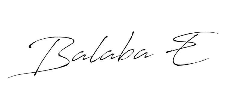 Make a beautiful signature design for name Balaba E. With this signature (Antro_Vectra) style, you can create a handwritten signature for free. Balaba E signature style 6 images and pictures png