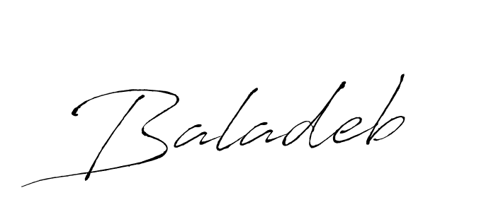 Once you've used our free online signature maker to create your best signature Antro_Vectra style, it's time to enjoy all of the benefits that Baladeb name signing documents. Baladeb signature style 6 images and pictures png