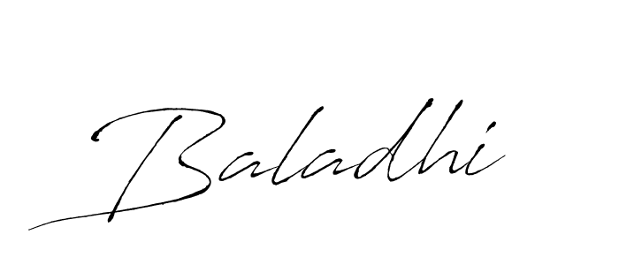Create a beautiful signature design for name Baladhi. With this signature (Antro_Vectra) fonts, you can make a handwritten signature for free. Baladhi signature style 6 images and pictures png