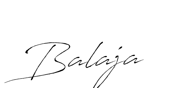 Design your own signature with our free online signature maker. With this signature software, you can create a handwritten (Antro_Vectra) signature for name Balaja. Balaja signature style 6 images and pictures png