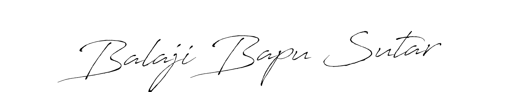 Antro_Vectra is a professional signature style that is perfect for those who want to add a touch of class to their signature. It is also a great choice for those who want to make their signature more unique. Get Balaji Bapu Sutar name to fancy signature for free. Balaji Bapu Sutar signature style 6 images and pictures png