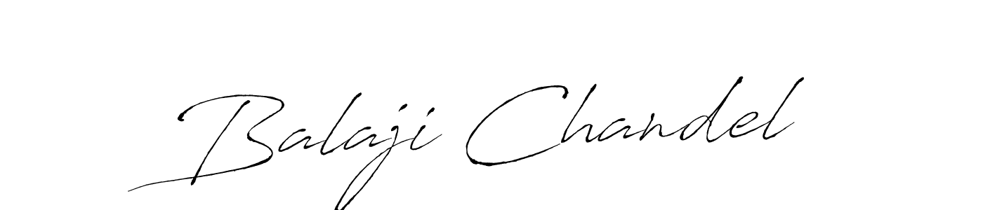 Design your own signature with our free online signature maker. With this signature software, you can create a handwritten (Antro_Vectra) signature for name Balaji Chandel. Balaji Chandel signature style 6 images and pictures png