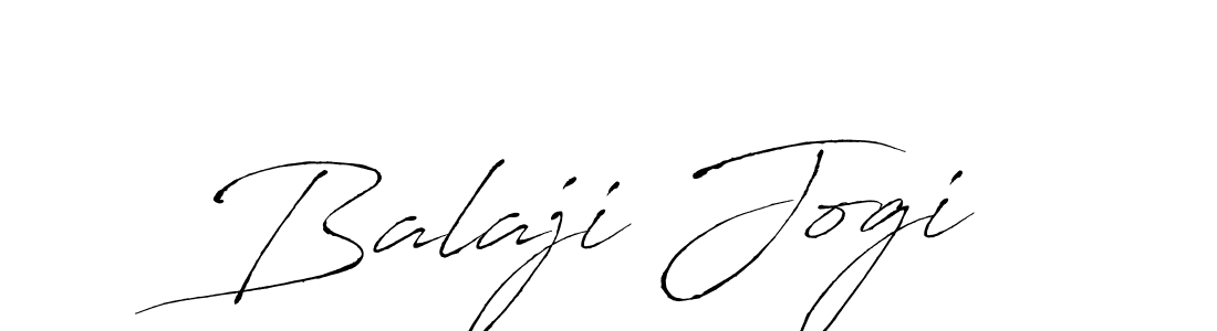 Design your own signature with our free online signature maker. With this signature software, you can create a handwritten (Antro_Vectra) signature for name Balaji Jogi. Balaji Jogi signature style 6 images and pictures png