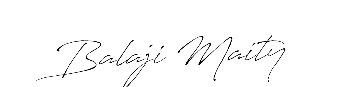 Create a beautiful signature design for name Balaji Maity. With this signature (Antro_Vectra) fonts, you can make a handwritten signature for free. Balaji Maity signature style 6 images and pictures png