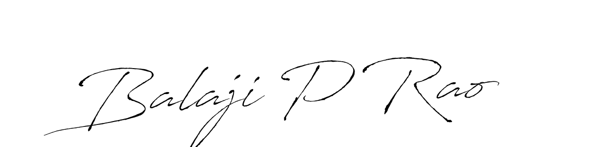 Create a beautiful signature design for name Balaji P Rao. With this signature (Antro_Vectra) fonts, you can make a handwritten signature for free. Balaji P Rao signature style 6 images and pictures png