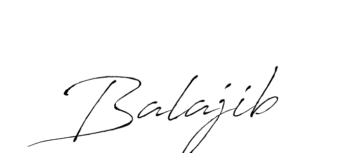 Balajib stylish signature style. Best Handwritten Sign (Antro_Vectra) for my name. Handwritten Signature Collection Ideas for my name Balajib. Balajib signature style 6 images and pictures png