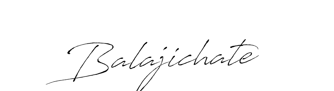 Balajichate stylish signature style. Best Handwritten Sign (Antro_Vectra) for my name. Handwritten Signature Collection Ideas for my name Balajichate. Balajichate signature style 6 images and pictures png