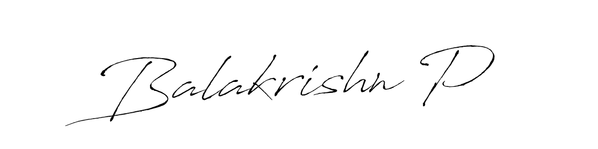 You can use this online signature creator to create a handwritten signature for the name Balakrishn P. This is the best online autograph maker. Balakrishn P signature style 6 images and pictures png
