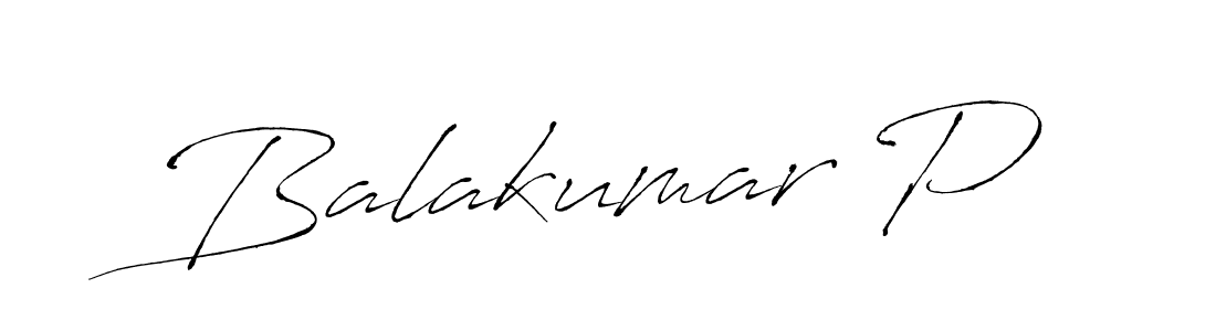 How to make Balakumar P name signature. Use Antro_Vectra style for creating short signs online. This is the latest handwritten sign. Balakumar P signature style 6 images and pictures png