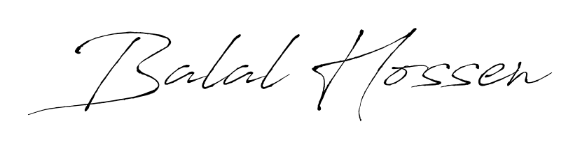 Discover the perfect balance of readability and style for Balal Hossen with Antro_Vectra font. Create your dream signature today. Balal Hossen signature style 6 images and pictures png