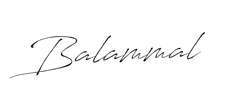 Design your own signature with our free online signature maker. With this signature software, you can create a handwritten (Antro_Vectra) signature for name Balammal. Balammal signature style 6 images and pictures png