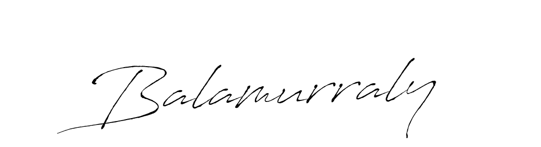 Make a beautiful signature design for name Balamurraly. With this signature (Antro_Vectra) style, you can create a handwritten signature for free. Balamurraly signature style 6 images and pictures png