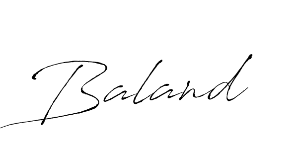 Once you've used our free online signature maker to create your best signature Antro_Vectra style, it's time to enjoy all of the benefits that Baland name signing documents. Baland signature style 6 images and pictures png