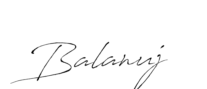 How to make Balanuj signature? Antro_Vectra is a professional autograph style. Create handwritten signature for Balanuj name. Balanuj signature style 6 images and pictures png