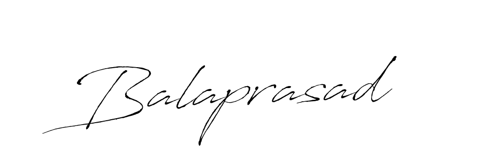 Design your own signature with our free online signature maker. With this signature software, you can create a handwritten (Antro_Vectra) signature for name Balaprasad. Balaprasad signature style 6 images and pictures png