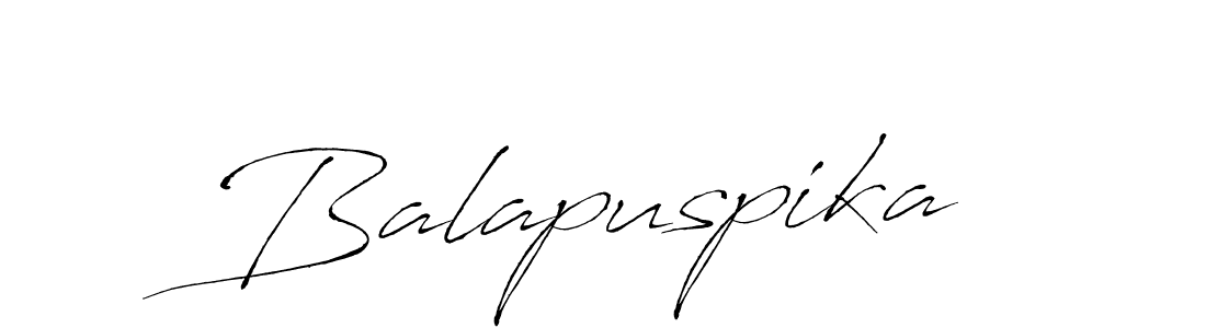 Also You can easily find your signature by using the search form. We will create Balapuspika name handwritten signature images for you free of cost using Antro_Vectra sign style. Balapuspika signature style 6 images and pictures png