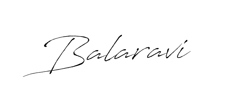 Design your own signature with our free online signature maker. With this signature software, you can create a handwritten (Antro_Vectra) signature for name Balaravi. Balaravi signature style 6 images and pictures png