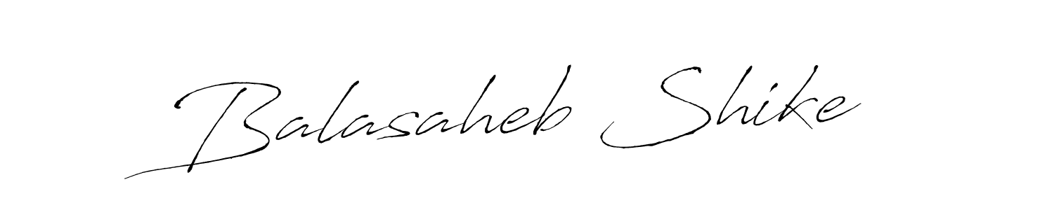 How to make Balasaheb Shike name signature. Use Antro_Vectra style for creating short signs online. This is the latest handwritten sign. Balasaheb Shike signature style 6 images and pictures png