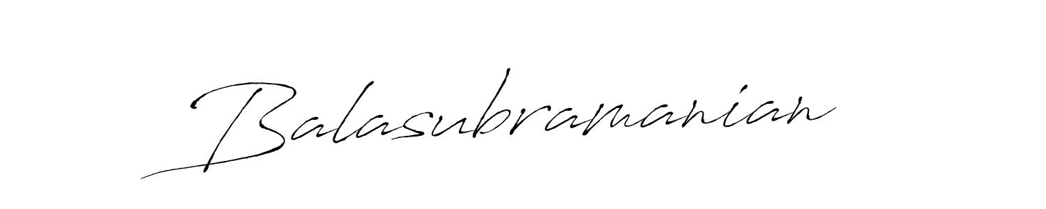 Create a beautiful signature design for name Balasubramanian. With this signature (Antro_Vectra) fonts, you can make a handwritten signature for free. Balasubramanian signature style 6 images and pictures png