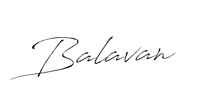 Create a beautiful signature design for name Balavan. With this signature (Antro_Vectra) fonts, you can make a handwritten signature for free. Balavan signature style 6 images and pictures png