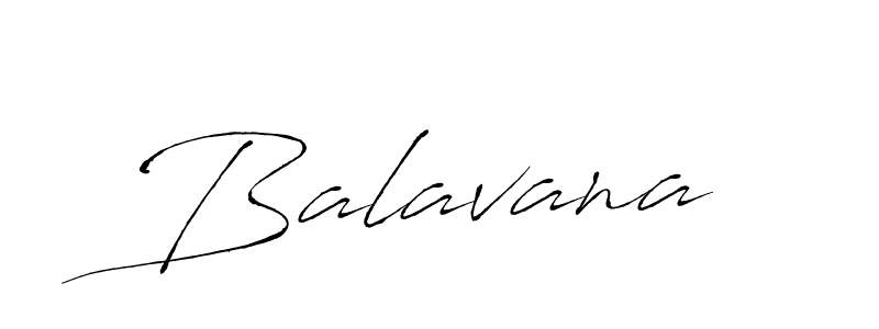 Use a signature maker to create a handwritten signature online. With this signature software, you can design (Antro_Vectra) your own signature for name Balavana. Balavana signature style 6 images and pictures png
