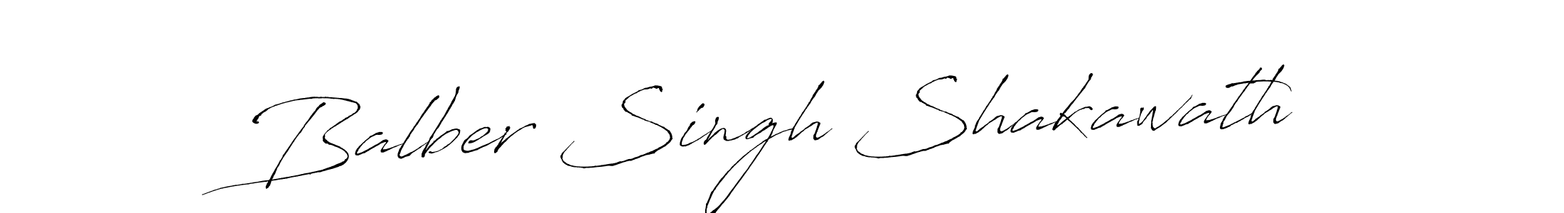 Make a beautiful signature design for name Balber Singh Shakawath. Use this online signature maker to create a handwritten signature for free. Balber Singh Shakawath signature style 6 images and pictures png