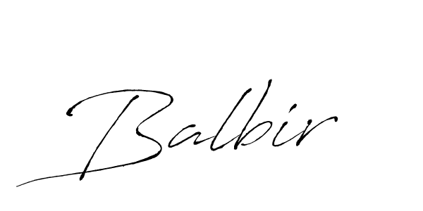 How to make Balbir signature? Antro_Vectra is a professional autograph style. Create handwritten signature for Balbir name. Balbir signature style 6 images and pictures png