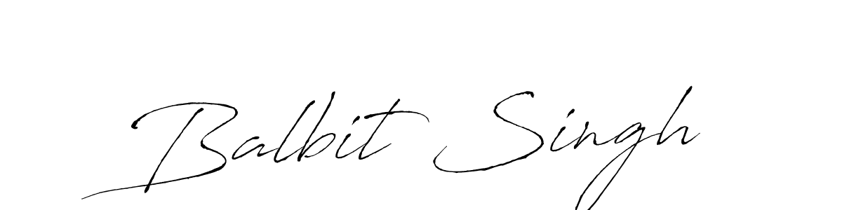 Create a beautiful signature design for name Balbit Singh. With this signature (Antro_Vectra) fonts, you can make a handwritten signature for free. Balbit Singh signature style 6 images and pictures png