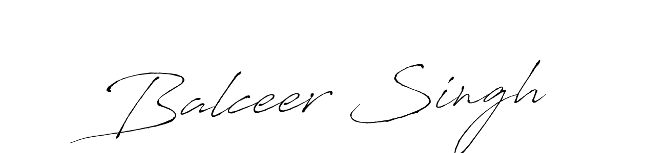 Create a beautiful signature design for name Balceer Singh. With this signature (Antro_Vectra) fonts, you can make a handwritten signature for free. Balceer Singh signature style 6 images and pictures png