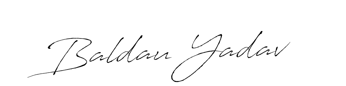 Use a signature maker to create a handwritten signature online. With this signature software, you can design (Antro_Vectra) your own signature for name Baldau Yadav. Baldau Yadav signature style 6 images and pictures png