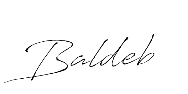 Use a signature maker to create a handwritten signature online. With this signature software, you can design (Antro_Vectra) your own signature for name Baldeb. Baldeb signature style 6 images and pictures png