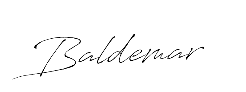 Baldemar stylish signature style. Best Handwritten Sign (Antro_Vectra) for my name. Handwritten Signature Collection Ideas for my name Baldemar. Baldemar signature style 6 images and pictures png