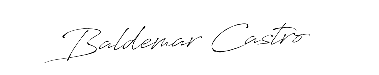 How to make Baldemar Castro name signature. Use Antro_Vectra style for creating short signs online. This is the latest handwritten sign. Baldemar Castro signature style 6 images and pictures png