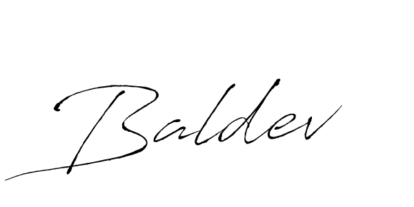 Create a beautiful signature design for name Baldev. With this signature (Antro_Vectra) fonts, you can make a handwritten signature for free. Baldev signature style 6 images and pictures png