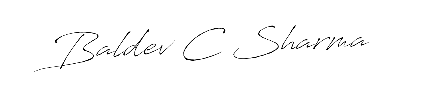 It looks lik you need a new signature style for name Baldev C Sharma. Design unique handwritten (Antro_Vectra) signature with our free signature maker in just a few clicks. Baldev C Sharma signature style 6 images and pictures png