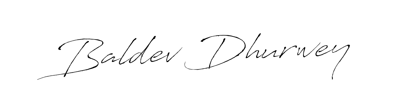 Design your own signature with our free online signature maker. With this signature software, you can create a handwritten (Antro_Vectra) signature for name Baldev Dhurwey. Baldev Dhurwey signature style 6 images and pictures png