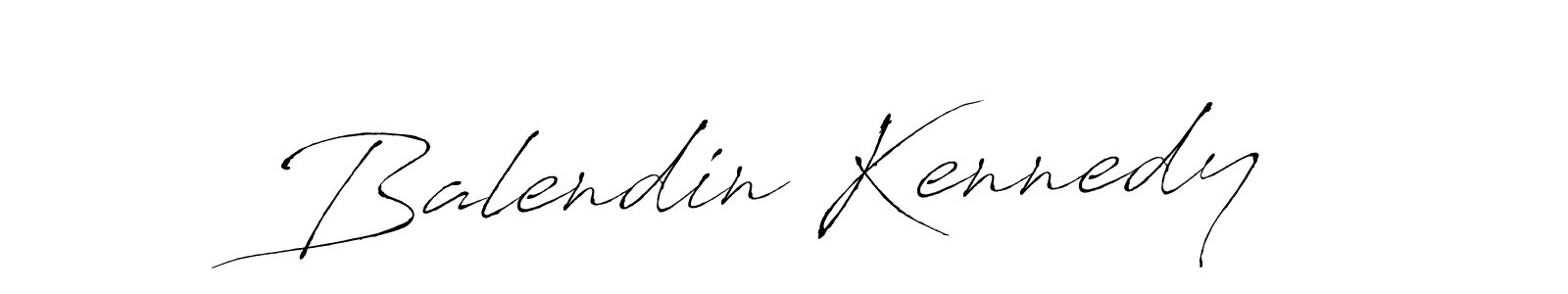 Make a beautiful signature design for name Balendin Kennedy. With this signature (Antro_Vectra) style, you can create a handwritten signature for free. Balendin Kennedy signature style 6 images and pictures png