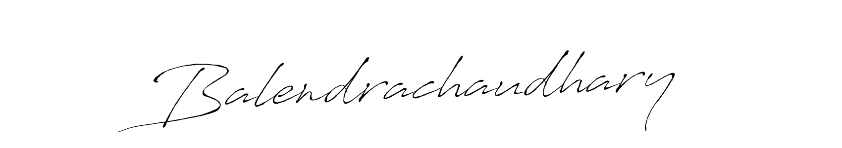 How to make Balendrachaudhary name signature. Use Antro_Vectra style for creating short signs online. This is the latest handwritten sign. Balendrachaudhary signature style 6 images and pictures png