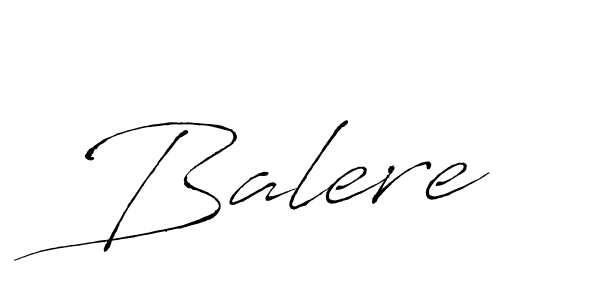 Balere stylish signature style. Best Handwritten Sign (Antro_Vectra) for my name. Handwritten Signature Collection Ideas for my name Balere. Balere signature style 6 images and pictures png