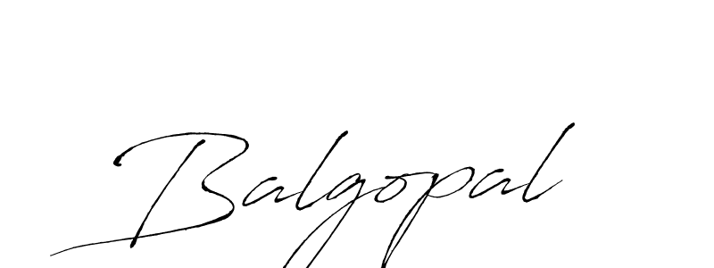 How to make Balgopal signature? Antro_Vectra is a professional autograph style. Create handwritten signature for Balgopal name. Balgopal signature style 6 images and pictures png