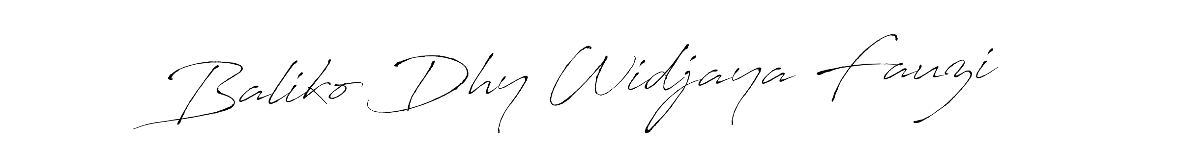 Make a beautiful signature design for name Baliko Dhy Widjaya Fauzi. Use this online signature maker to create a handwritten signature for free. Baliko Dhy Widjaya Fauzi signature style 6 images and pictures png