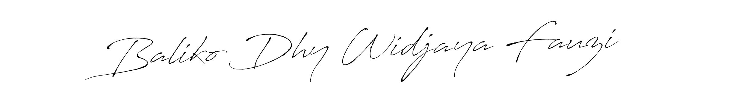 if you are searching for the best signature style for your name Baliko Dhy Widjaya Fauzi. so please give up your signature search. here we have designed multiple signature styles  using Antro_Vectra. Baliko Dhy Widjaya Fauzi signature style 6 images and pictures png