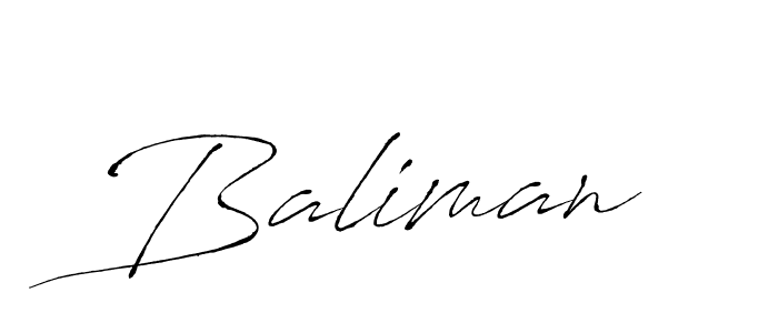 Also we have Baliman name is the best signature style. Create professional handwritten signature collection using Antro_Vectra autograph style. Baliman signature style 6 images and pictures png
