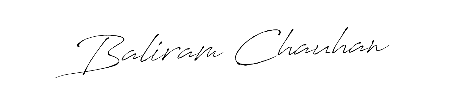 How to make Baliram Chauhan signature? Antro_Vectra is a professional autograph style. Create handwritten signature for Baliram Chauhan name. Baliram Chauhan signature style 6 images and pictures png