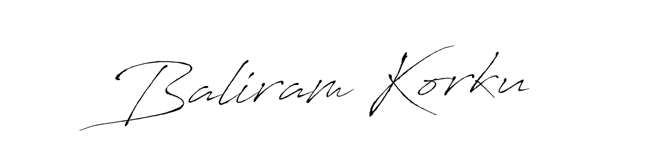 Antro_Vectra is a professional signature style that is perfect for those who want to add a touch of class to their signature. It is also a great choice for those who want to make their signature more unique. Get Baliram Korku name to fancy signature for free. Baliram Korku signature style 6 images and pictures png